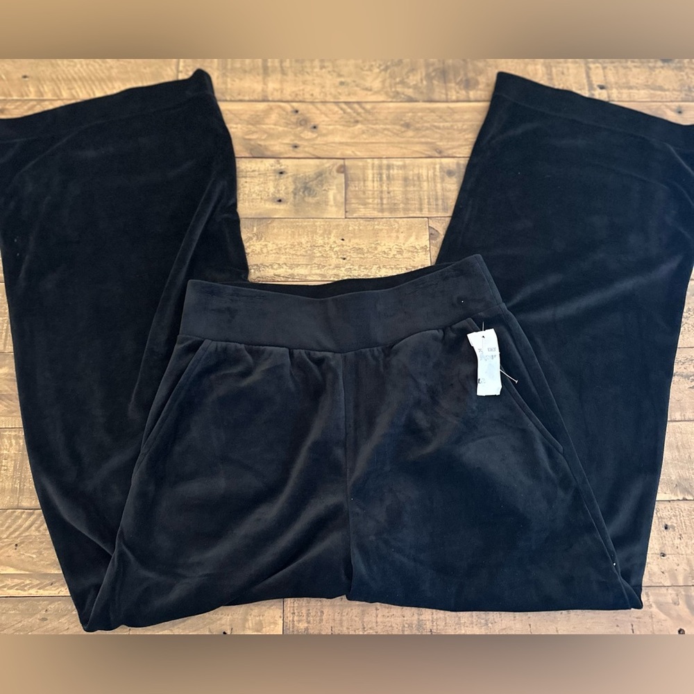NWT Nine West‎ Velour Wide Leg Pants - Size Small